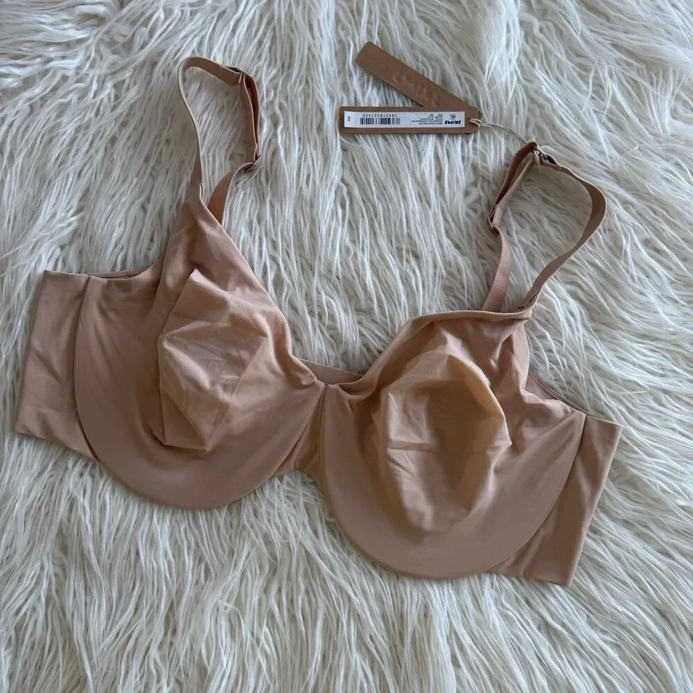 Skims Smoothing Intimates Unlined Full Coverage Bra Clay Size 38DD - Picture 3 of 6